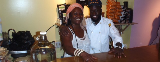 Makini’s Dream Natural Foods Cafe inside Sister’s Uptown Bookstore in NYC