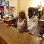 Makini's Dream Natural Foods Cafe inside Sister's Uptown Bookstore in NYC